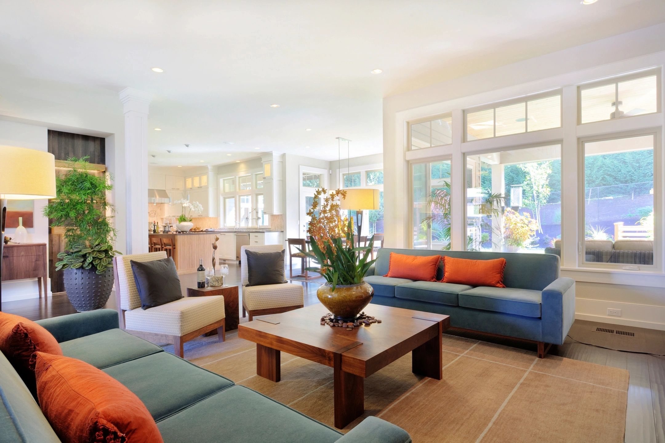 Bright living room