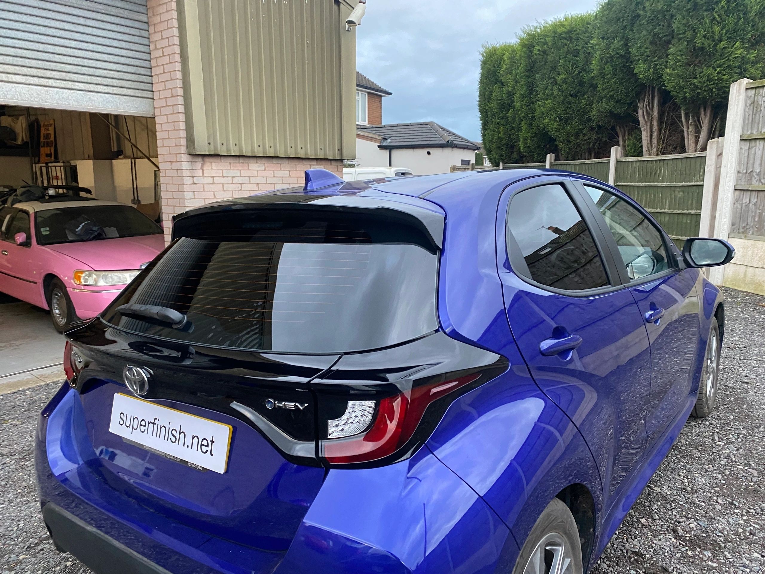 Blue hybrid tinting